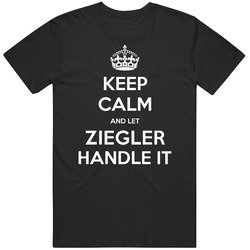 Keep Calm And Let Ziegler Handle It Custom Last Name Family Vintage Unisex Classic T Shirt
