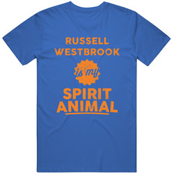 Russell Westbrook Is My Spirit Animal Oklahoma City Basketball Vintage Unisex Classic T Shirt