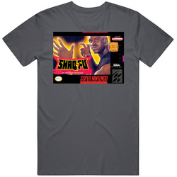 Super Nintendo Snes Shaq Fu Retro Video Game Cover Vintage Unisex Classic T Shirt Super Nintendo Snes Shaq Fu Retro Video Game Cover Vintage Unisex Classic T Shirt