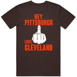 Hey Pittsburgh Fu Middle Finger Hater Love Cleveland Football Fan Vintage Unisex Classic T Shirt Hey Pittsburgh Fu Middle Finger Hater Love Cleveland Football Fan Vintage Unisex Classic T Shirt