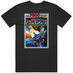 Atari Galaga Classic 80s Space Video Game Cover Vintage Unisex Classic T Shirt Atari Galaga Classic 80s Space Video Game Cover Vintage Unisex Classic T Shirt