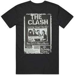 The Clash Vintage Gig Poster Punk Rock Music Band Vintage Unisex Classic T Shirt The Clash Vintage Gig Poster Punk Rock Music Band Vintage Unisex Classic T Shirt