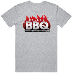 Dallas Bbq Ribs Chicken Steaks Restaurant Logo Vintage Unisex Classic T Shirt