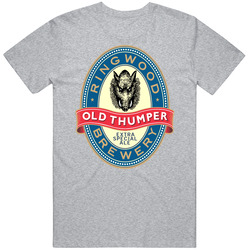 Ringwood Brewery Old Thumper Extra Special Ale Beer Logo Vintage Unisex Classic T Shirt Ringwood Brewery Old Thumper Extra Special Ale Beer Logo Vintage Unisex Classic T Shirt