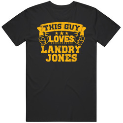 This Guy Loves Landry Jones Pittsburgh Football Sports Athlete Vintage Unisex Classic T Shirt This Guy Loves Landry Jones Pittsburgh Football Sports Athlete Vintage Unisex Classic T Shirt