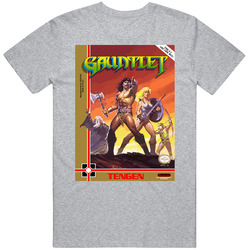 Nintendo Nes Gauntlet Retro 80s Video Game Cover Vintage Unisex Classic T Shirt