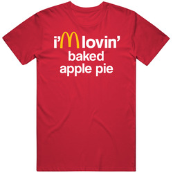 I'm Lovin' Baked Apple Pie Mcdonald's Fast Food Restaurant Vintage Unisex Classic T Shirt I'm Lovin' Baked Apple Pie Mcdonald's Fast Food Restaurant Vintage Unisex Classic T Shirt