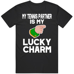 My Tennis Partner Is My Lucky Charm Name Custom Vintage Unisex Classic T Shirt My Tennis Partner Is My Lucky Charm Name Custom Vintage Unisex Classic T Shirt