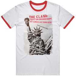 The Clash Give Em Enough Rope Retro Tour Heavy Metal Music Band Vintage Unisex Classic T Shirt The Clash Give Em Enough Rope Retro Tour Heavy Metal Music Band Vintage Unisex Classic T Shirt