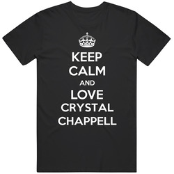 Crystal Chappell Keep Calm Actor Love Soap Opera Vintage Unisex Classic T Shirt Crystal Chappell Keep Calm Actor Love Soap Opera Vintage Unisex Classic T Shirt