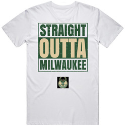 Straight Outta Milwaukee Basketball Team Colors Fan Parody Vintage Unisex Classic T Shirt Straight Outta Milwaukee Basketball Team Colors Fan Parody Vintage Unisex Classic T Shirt