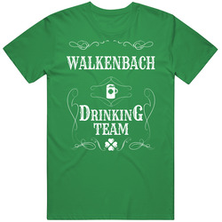 Walkenbach Drinking Team Custom Name St Patricks Day Vintage Unisex Classic T Shirt