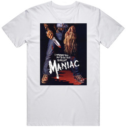 Maniac Classic 80s Slasher Horror Movie Vintage Unisex Classic T Shirt Maniac Classic 80s Slasher Horror Movie Vintage Unisex Classic T Shirt