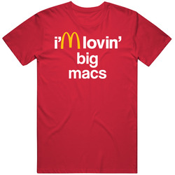 I'm Lovin' Big Macs Mcdonald's Fast Food Restaurant Vintage Unisex Classic T Shirt I'm Lovin' Big Macs Mcdonald's Fast Food Restaurant Vintage Unisex Classic T Shirt