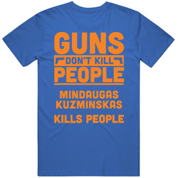 Guns Don't Kill People Mindaugas Kuzminskas New York Basketball Vintage Unisex Classic T Shirt Guns Don't Kill People Mindaugas Kuzminskas New York Basketball Vintage Unisex Classic T Shirt