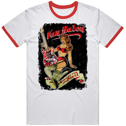 Van Halen Running With The Devil Rock Band Music Vintage Unisex Classic T Shirt Van Halen Running With The Devil Rock Band Music Vintage Unisex Classic T Shirt