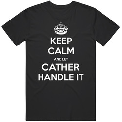 Keep Calm And Let Cather Handle It Custom Last Name Family Vintage Unisex Classic T Shirt