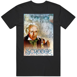 Scrooge Christmas Movie Poster Alastair Sim Vintage Unisex Classic T Shirt