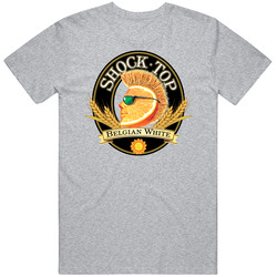 Shock Top Belgian White Cool Brewery Beer Logo Vintage Unisex Classic T Shirt Shock Top Belgian White Cool Brewery Beer Logo Vintage Unisex Classic T Shirt