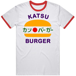 Katsu Burger Restaurant Logo Vintage Unisex Classic T Shirt Katsu Burger Restaurant Logo Vintage Unisex Classic T Shirt