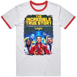 Logic The Incredible True Story Album Cover Hip Hop Rap Music Vintage Unisex Classic T Shirt Logic The Incredible True Story Album Cover Hip Hop Rap Music Vintage Unisex Classic T Shirt