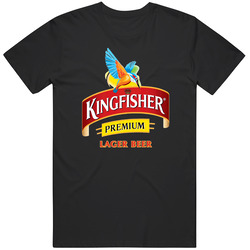 Kingfisher Premium Beer Lager Cool Brewery Logo Vintage Unisex Classic T Shirt Kingfisher Premium Beer Lager Cool Brewery Logo Vintage Unisex Classic T Shirt