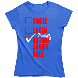 Single Taken Mentally Dating Javier Baez Chicago Chi Baseball Vintage Unisex Classic Ladies T Shirt Single Taken Mentally Dating Javier Baez Chicago Chi Baseball Vintage Unisex Classic Ladies T Shirt
