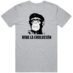 Viva La Evolucion Che Parody Vintage unisex Sports Grey Classic T Shirt Viva La Evolucion Che Parody Vintage unisex Sports Grey Classic T Shirt