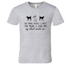 The More I Love My Black Mouth Cur Funny Dog Vintage unisex Sports Grey Classic T Shirt The More I Love My Black Mouth Cur Funny Dog Vintage unisex Sports Grey Classic T Shirt
