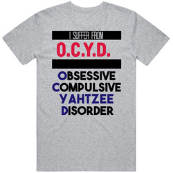Ocyd Obsessive Yahtzee Disorder Favorite Sport Vintage unisex Sports Grey Classic T Shirt Ocyd Obsessive Yahtzee Disorder Favorite Sport Vintage unisex Sports Grey Classic T Shirt