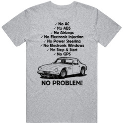 1963 Tvr Griffith 200 No Problem Vintage Car Vintage unisex Sports Grey Classic T Shirt 1963 Tvr Griffith 200 No Problem Vintage Car Vintage unisex Sports Grey Classic T Shirt