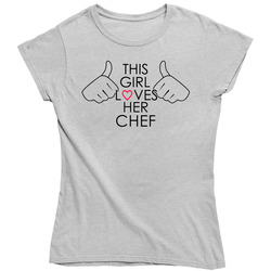 This Girl Loves Her Chef Occupation Vintage unisex Sports Grey Classic Ladies T Shirt This Girl Loves Her Chef Occupation Vintage unisex Sports Grey Classic Ladies T Shirt