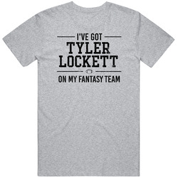 Tyler Lockett On My Fantasy Football Team Seattle Player Fan Vintage unisex Sports Grey Classic T Shirt Tyler Lockett On My Fantasy Football Team Seattle Player Fan Vintage unisex Sports Grey Classic T Shirt