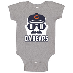 Da Bears Mike Ditka Funny Cartoon Vintage unisex Sports Grey Classic Baby One Piece Da Bears Mike Ditka Funny Cartoon Vintage unisex Sports Grey Classic Baby One Piece