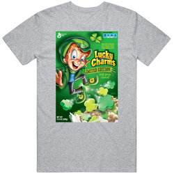 Lucky Charms Limited Edition 90s Cereal Vintage unisex Sports Grey Classic T Shirt Lucky Charms Limited Edition 90s Cereal Vintage unisex Sports Grey Classic T Shirt