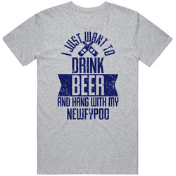 Newfypoo I Just Want To Drink Beer With My Dog Pet Lover Men's Vintage unisex Sports Grey Classic T Shirt Newfypoo I Just Want To Drink Beer With My Dog Pet Lover Men's Vintage unisex Sports Grey Classic T Shirt