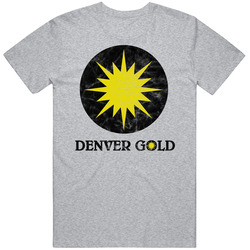 Denver Gold Usfl Defunct Football Team Worn Look Vintage unisex Sports Grey Classic T Shirt Denver Gold Usfl Defunct Football Team Worn Look Vintage unisex Sports Grey Classic T Shirt