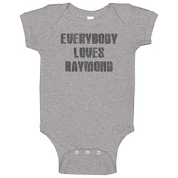 Everybody Loves Raymond Tv Show Popular Distressed Look Vintage unisex Sports Grey Classic Baby One Piece