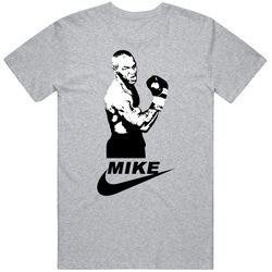 Mike Tyson Nike Parody Swoosh Funny Vintage unisex Sports Grey Classic T Shirt Mike Tyson Nike Parody Swoosh Funny Vintage unisex Sports Grey Classic T Shirt