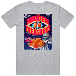 Hidden Treasures 90s Cereal Vintage unisex Sports Grey Classic T Shirt Hidden Treasures 90s Cereal Vintage unisex Sports Grey Classic T Shirt