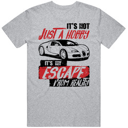Bugatti Veyron It's Not A Hobby Escape Reality Car Worn Look Vintage unisex Sports Grey Classic T Shirt Bugatti Veyron It's Not A Hobby Escape Reality Car Worn Look Vintage unisex Sports Grey Classic T Shirt