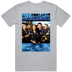 Third Watch Poster 90s Drama Tv Show Vintage unisex Sports Grey Classic T Shirt Third Watch Poster 90s Drama Tv Show Vintage unisex Sports Grey Classic T Shirt