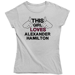 This Girl Alexander Hamilton John Adams Vintage unisex Sports Grey Classic Ladies T Shirt