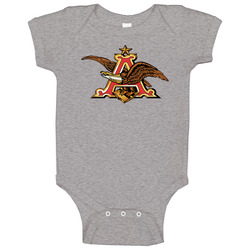 Anheuser Busch Beer Brewery Cool Alcohol Logo T Shrit Vintage unisex Sports Grey Classic Baby One Piece Anheuser Busch Beer Brewery Cool Alcohol Logo T Shrit Vintage unisex Sports Grey Classic Baby One Piece