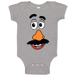 Mr Potato Head Face Couples Halloween Costume Vintage unisex Sports Grey Classic Baby One Piece Mr Potato Head Face Couples Halloween Costume Vintage unisex Sports Grey Classic Baby One Piece