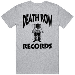 Death Row Records Music Company Logo Vintage unisex Sports Grey Classic T Shirt Death Row Records Music Company Logo Vintage unisex Sports Grey Classic T Shirt