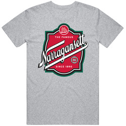 The Famous Narrangansett Brewery Beer Alcohol Cool Logo Vintage unisex Sports Grey Classic T Shirt The Famous Narrangansett Brewery Beer Alcohol Cool Logo Vintage unisex Sports Grey Classic T Shirt