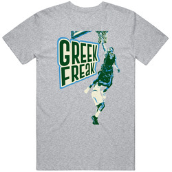 Greek Freak Giannis Antetokounmpo Milwaukee Basketball Vintage unisex Sports Grey Classic T Shirt Greek Freak Giannis Antetokounmpo Milwaukee Basketball Vintage unisex Sports Grey Classic T Shirt