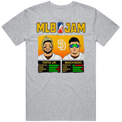 Tatis Je Machado Baseball Jam Stats Vintage unisex Sports Grey Classic T Shirt Tatis Je Machado Baseball Jam Stats Vintage unisex Sports Grey Classic T Shirt
