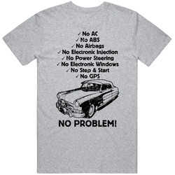 1951 Hudson Hornet No Problem Vintage Car Vintage unisex Sports Grey Classic T Shirt 1951 Hudson Hornet No Problem Vintage Car Vintage unisex Sports Grey Classic T Shirt